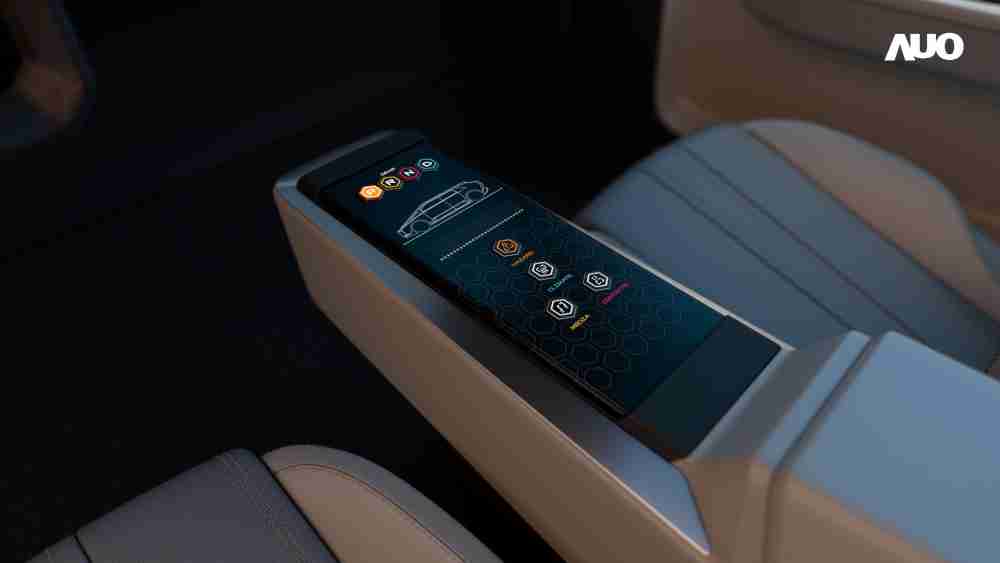 口袋牛店以人性化设计打造多变形态中控显示(Morphing Center Control)，，，不使用时仅平面显示信息，，进行操作时，，，显示器则会动态隆起，，，，转变成3D实体按钮，，，并有触觉回馈，，，，展示人机互动新体验